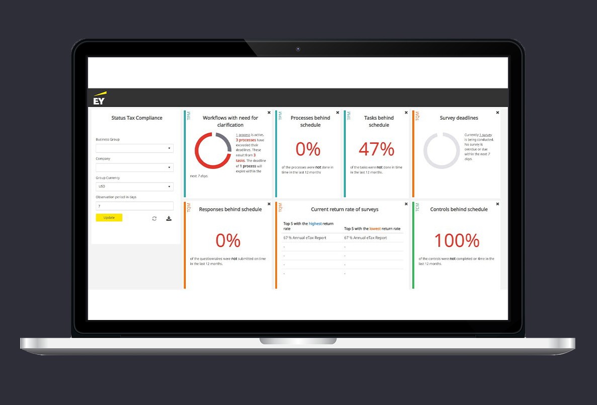 EY Tax Process Management Screenshot 1